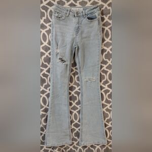 Indigo Rein Women's Jeans Size 1, 24 W 32 L Faded Distressed